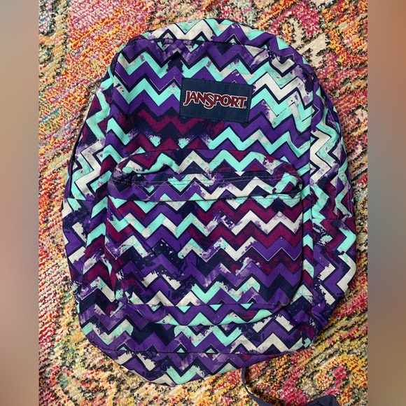 Jansport Handbags - Jansport Chevron Backpack